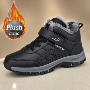 Unisex Snow Boots Slip On Winter Shoes Waterproof