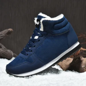 Men Snow Boots Outdoor No Slip Winter Ankle Boots Lightweigh