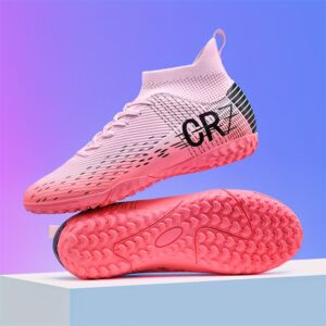 CR7-Inspired High-Top Soccer Cleats for Men