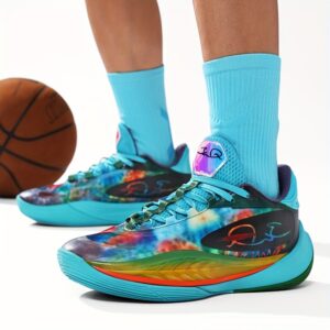 Men'S Basketball Shoes Adult White Indoor And Outdoor Sports Shoes