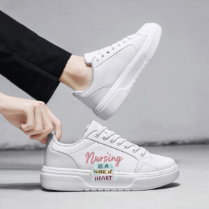 Unisex Nurse White Sports Shoes