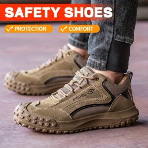 Rubber Sole Breathable Industrial Construction Shoes
