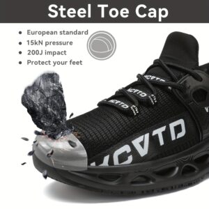Steel Toe Shoes For Men Women Non Slip Work Shoes