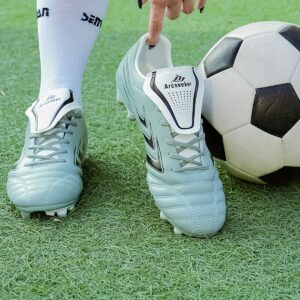 Unisex-Adult Training Shoes for Soccer - Low-Top, Long Studs, Breathable & Lightweight