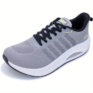 AOV Men's Wide-Toe Box Arch Support Walking Shoes
