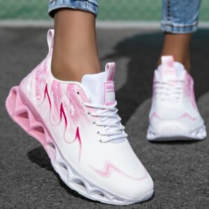 Women's Breathable Mesh Sneakers with EVA Sole Stability Support