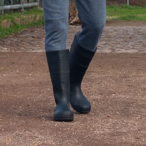 Waterproof Steel Shank Knee Height PVC Rubber