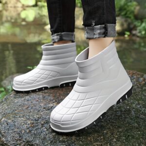 Men's mid-calf waterproof rain boots