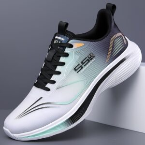 Breathable All-Season Men's Low Top Lace-Up Shoes