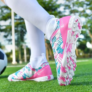 Men's Preppy Sports Solid Color Lace-up Football Shoes