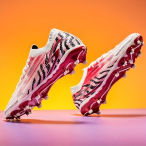 Men's Professional AG Stud Soccer Cleats Lightweight Breathable High-Top Design with All-Terrain Traction, PU/Fabric Upper & TPU Sole for Training