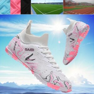 Women's Professional Soccer Cleats, TF Comfortable Breathable Artificial