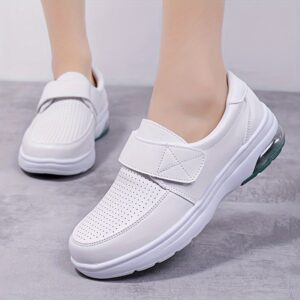 Comfortable Elegant White Nurse Shoes for Women