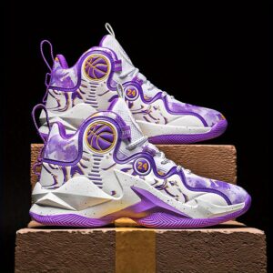 Lightweight, Breathable Men's High-Top Basketball Sneakers