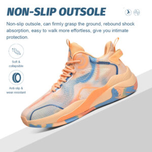 Breathable Anti-Slip Men's High Top Basketball Shoes