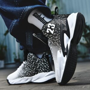 YTAT Men's High Top Basketball Shoes