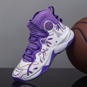 Breathable Men's High-Top Basketball Sneakers